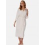 Халат жіночий Pretty You London Bamboo Lace Kimono-Powder S-M Пудровий (5056372010661) (1003518)