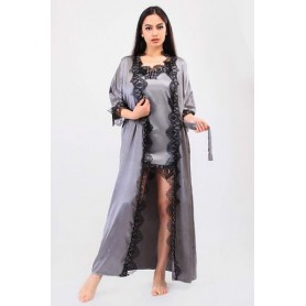 Халат Бьянка Ghazel 17111-44 Сірий 44 (1009388)