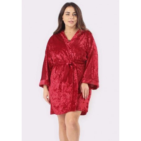 Халат Крісті Батал Ghazel 17111-80/88 Червоний 54 (1008387)