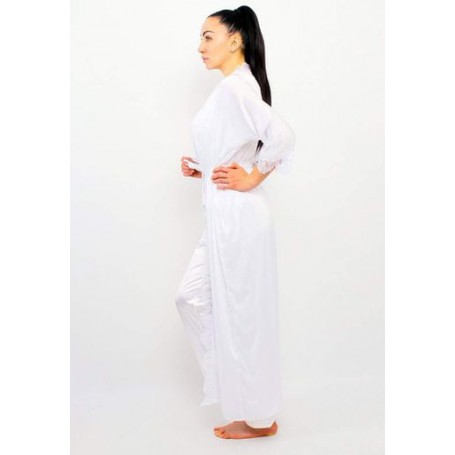 Халат батал Ghazel 17111-101/88 Білий 56 (1008367)