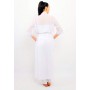Халат батал Ghazel 17111-101/88 Білий 56 (1008367)