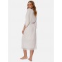 Халат жіночий Pretty You London Bamboo Lace Kimono-Powder M-L Пудровий (5056372010678) (1003517)
