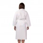 Вафельний халат Luxyart Кімоно XL Білий (LS-0412) (983249)