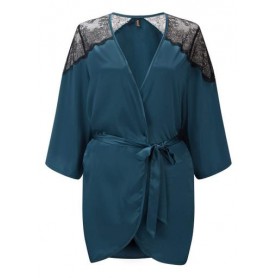 Халат жіночий Gossard VIP Confession 19513 S Black Teal (5053014909123) (1006166)