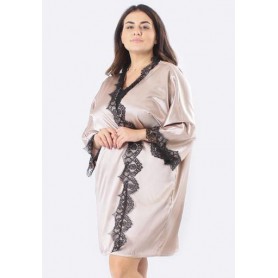 Халат Клара Батал Ghazel 17111-08/88 Натуральний 54 (1008440)