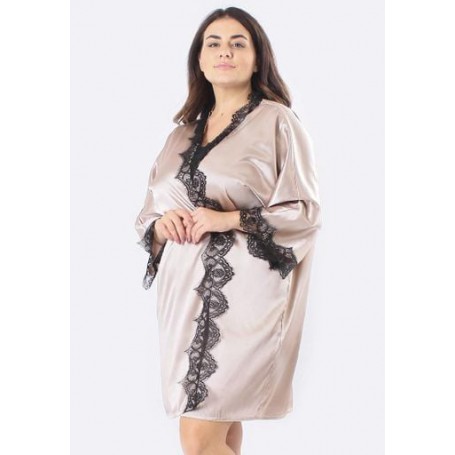 Халат Клара Батал Ghazel 17111-08/88 Натуральний 54 (1008440)