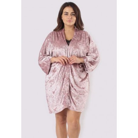 Халат Крісті Батал Ghazel 17111-80/88 Рожевий 54 (1008383)