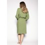 Халат жіночий Cyberjammies Natalie 4808 8 XS Зелений з малюнком в ялинку (5051877340190) (1025589)