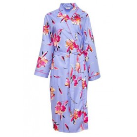 Халат жіночий Cyberjammies Carrie 9053 10/S Бузковий з квітковим принтом (5051877380189) (1026652)