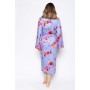 Халат жіночий Cyberjammies Carrie 9053 10/S Бузковий з квітковим принтом (5051877380189) (1026652)