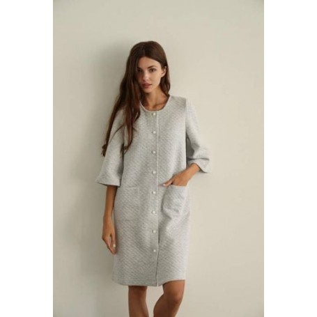 Жіночий халат German Volf 862312220 M Сірий (2072969870) (1027914)