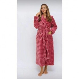 Махровый халат с капюшоном 2XL Розовый (П4К-am-f-halat-004-02) (1041225)