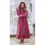 Махровый халат с капюшоном 2XL Розовый (П4К-am-f-halat-004-02) (1041225)