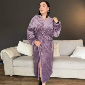Халат женский плюшевый 48-52 р H16 Ananasko (1005900)