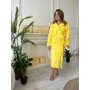 Халат женский махровый S Желтый (П4К-al-halat-010) (1006538)