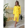 Халат женский махровый S Желтый (П4К-al-halat-010) (1006538)