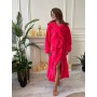 Халат женский махровый M Ярко-розовый (П4К-al-halat-013-02) (1006535)