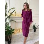 Халат женский махровый XL Фиолетовый (П4К-al-halat-012-04) (1006582)