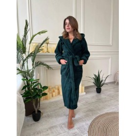 Халат женский махровый M Зеленый (П4К-al-halat-014-02) (1009486)