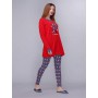 Домашняя одежда U.S. Polo Assn Пижама женская (длин.рукав) 15521 красная, L (1095616)