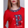 Домашняя одежда U.S. Polo Assn Пижама женская (длин.рукав) 15521 красная, L (1095616)