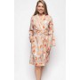 Халат жіночий Cyberjammies Sage 9593 20 3XL Бежевий з принтом метелика (5051877442412) (1006382)