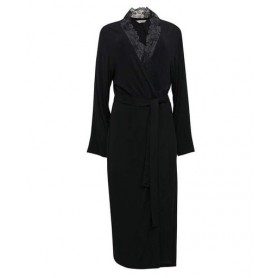 Халат жіночий Nora Rose Winnie 1857 14 L Чорний (5051877468573) (1006308)