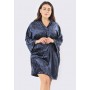 Халат Крісті Батал Ghazel 17111-80/88 Синій 56 (1009450)