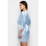 Халат Клара Ghazel 17111-08 Блакитний/Білий 48 (1008305)