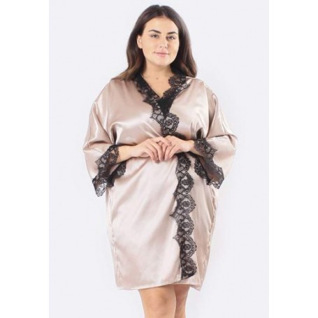 Халат Клара Батал Ghazel 17111-08/88 Натуральний 56 (1008393)