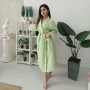 Вафельний халат Luxyart Кімоно розмір (54-56) XL 100% бавовна (LUX-114) (988977)