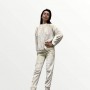 Женский костюм Ecotton домашний размера L-XL из микрофибры Well Soft Milk молочный (1032263)