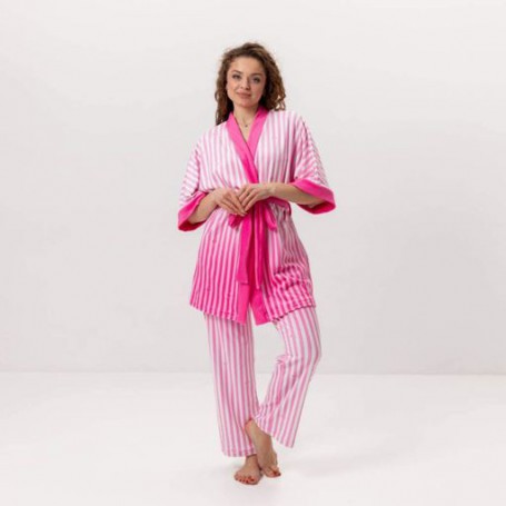 Комплект женский из плюшевого велюра штаны и халат Victoria’s Secret Pink 3432_M 16012 M (1087368)