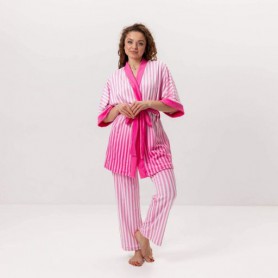Комплект женский из плюшевого велюра штаны и халат Victoria’s Secret Pink 3432_L 16013 L (1087321)