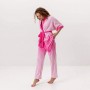 Комплект женский из плюшевого велюра штаны и халат Victoria’s Secret Pink 3432_L 16013 L (1087321)