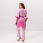 Комплект женский из плюшевого велюра штаны и халат Victoria’s Secret Pink 3432_L 16013 L (1087321)