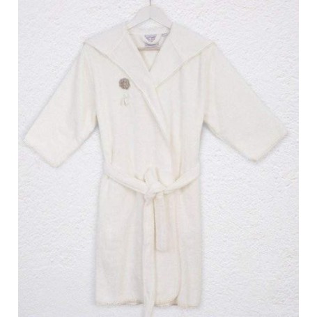 Халат махровый Irya Labelle ekru молочный L/XL (978422)