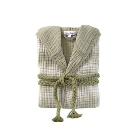 Халат Lotus Home Lilya muslin olive L/XL (1078268)