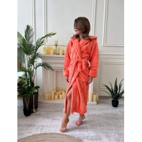 Халат женский махровый M Оранжевый (П4К-al-halat-005-02) (1006529)