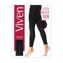 Леггинсы женские Viven petty Leggings Rib в рубчик, черные, размер S/M