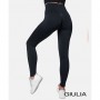 Спортивные леггинсы женские Giulia Leggings Sport Shape с push-up эффектом, Black, размер L/XL