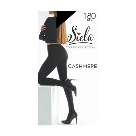Колготки женские Siela Cashmere, 180 DEN, Nero, размер 2