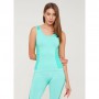 Спортивная бесшовная майка женская Giulia Canotta Sport Rete Essential, Biscay Green, M