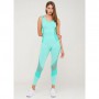 Спортивная бесшовная майка женская Giulia Canotta Sport Rete Essential, Biscay Green, M