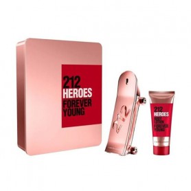 Парфюмированный набор женский Carolina Herrera 212 Heroes Forever Young Giftset (парфюмированная вода, 80 мл + лосьон для тела, 