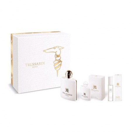 Парфюмированный набор женский Trussardi Donna (парфюмированная вода, 50 мл + парфюмированная вода, 10 мл + парфюмированная вода,