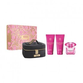 Парфюмированный набор женский Versace Bright Crystal Absolu (парфюмированная вода, 90 мл + лосьон, 100 мл + гель для душа, 100 м