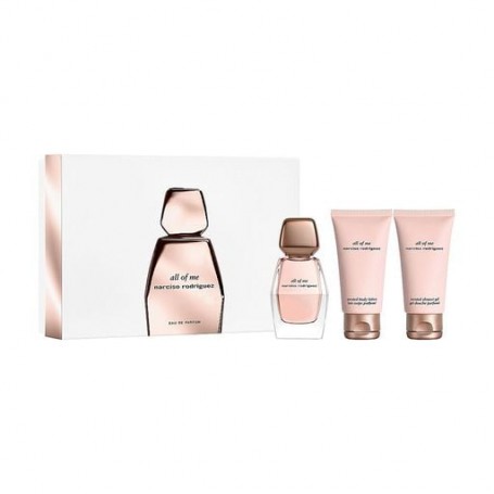 Парфюмированный набор женский Narciso Rodriguez All Of Me (парфюмированная вода, 50 мл + лосьон для тела, 50 мл + гель для душа,