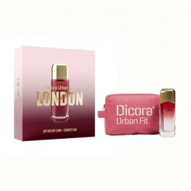 Парфюмированный набор женский Dicora Urban Fit London (туалетная вода, 150 мл + косметичка)