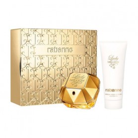 Парфюмированный набор женский Paco Rabanne Lady Million Set (парфюмированная вода, 80 мл + лосьон для тела, 100 мл)